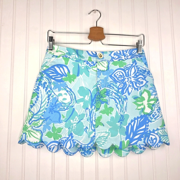 Lilly Pulitzer Colette Skort‎ Scallop Hem Size 6 - Picture 7 of 12
